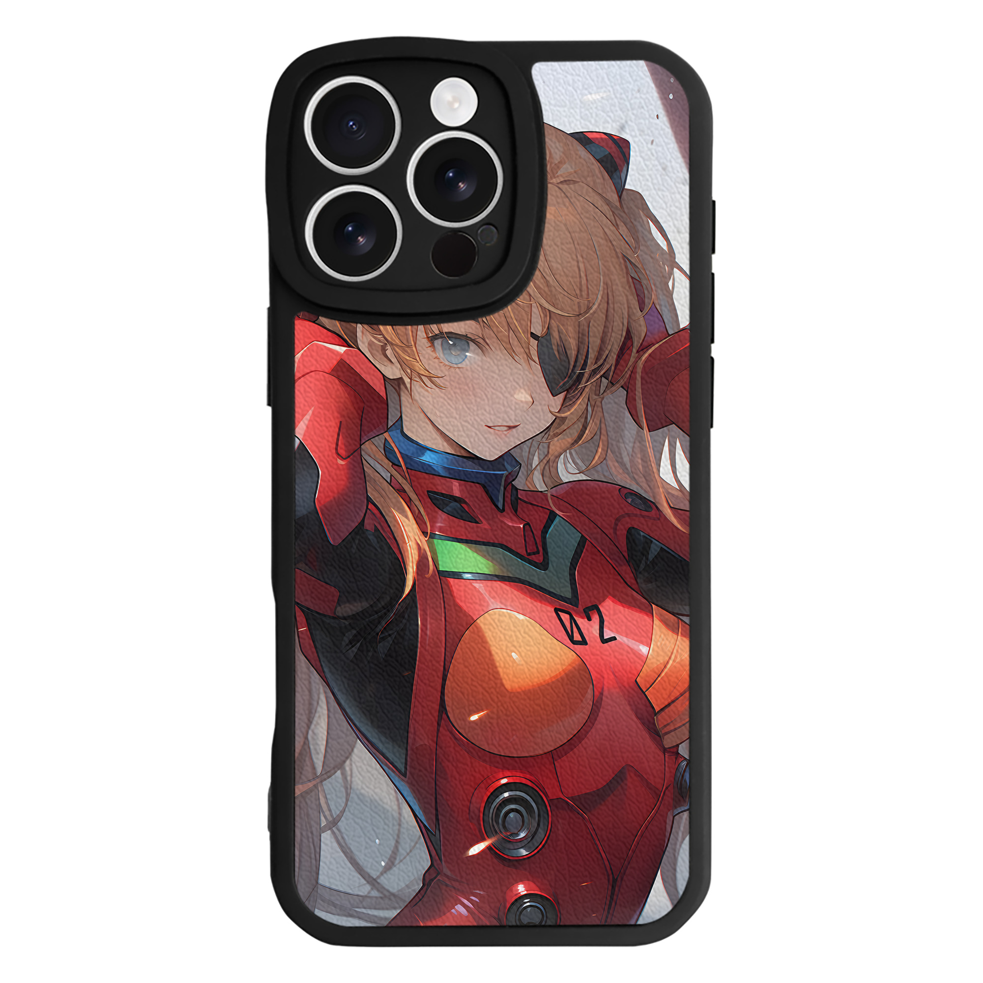 （画像用） EVA 新世紀エヴァンゲリオン 【iPhone 16シリーズ対応】シリコンスマホケース（レザー調） 材質：シリコン